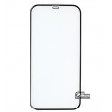 Защитное стекло для iPhone 12, iPhone 12 Pro, 3D, 4D ARC, черное