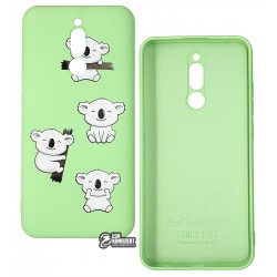Чехол для Xiaomi Redmi 8/8A, WAVE Fancy, софттач силикон, (koala/mint gum)