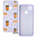 Чехол для Xiaomi Redmi 9C, WAVE Fancy, софттач силикон, (autumn bears/light purple)