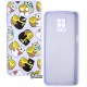 Чохол для Xiaomi Redmi Note 9S / Note 9 Pro, WAVE Fancy, софттач силікон, (bears with a barrel of honey / light purple)