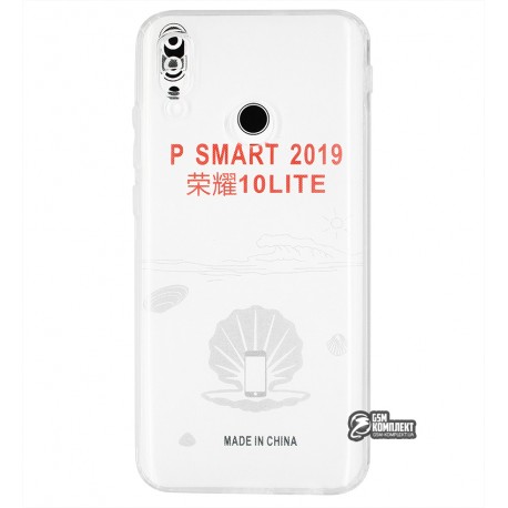 Чехол для Huawei P Smart 2019, POT-LX1, Honor 10 lite, KST, силикон, прозрачный