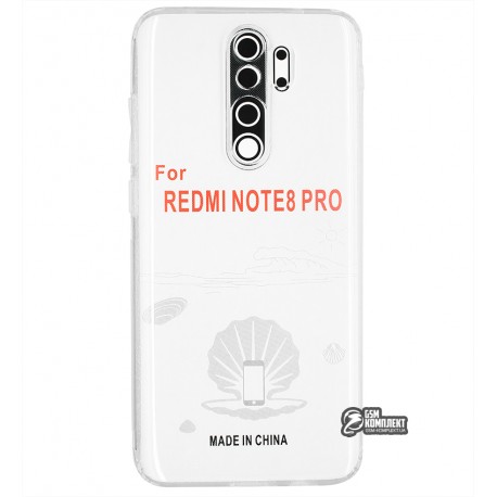 Чехол для Xiaomi Redmi Note 8 Pro, KST, силикон, прозрачный Чехол для Xiaomi Redmi Note 8 Pro, KST, силикон, прозрачный