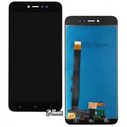 Дисплей для Xiaomi Redmi Note 5A Prime, чорний, з тачскріном, High Copy, (FT6336SGQB), 3/32 Gb