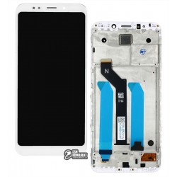 Дисплей для Xiaomi Redmi 5 Plus, белый, с тачскрином, с рамкой, High Copy Дисплей для Xiaomi Redmi 5 Plus, белый, с тачскрином, с рамкой, High Copy