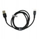 Кабель Type-C - USB, Baseus Halo Data, 1 метр, 2.4A, черный