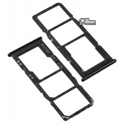 Тримач SIM-карти для Samsung A507F / DS Galaxy A50s, чорний