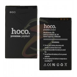 Акумулятор Hoco BL-4U для Nokia 300 Asha, 305 Asha, 308 Asha, 311 Asha, 3120c, 500, 5250, 5330, 5530, 5730, 600, 6212c, 6600s, 8800 Arte, C5-03, C5-06, E66, E75, Li-ion, 3,7 В, 1100 мАг
