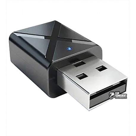 Bluetooth приёмник для авто магнитолы AUX ZF-169 USB, черный