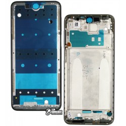 Рамка крепления дисплея Xiaomi Redmi Note 9S, Redmi Note 9 Pro, Redmi Note 9 Pro Max, серебристая