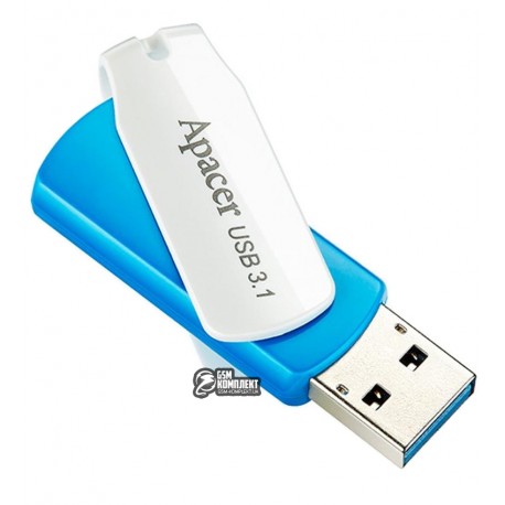 Флешка 64 Gb Apacer AH357 USB3.1, синя