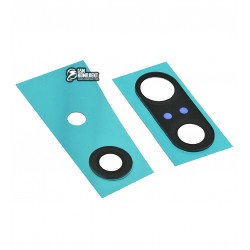 Скло камери для Huawei P20 Pro, чорний, комплект 2 шт