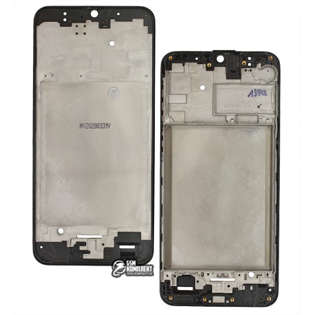 Рамка крепления дисплея Samsung M307 Galaxy M30s, черная