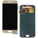 Дисплей для Samsung G930F Galaxy S7, золотистый, с сенсорным экраном (дисплейный модуль), Original (PRC), self-welded