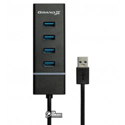 Хаб-ЮСБ 2.0 Grand-X Travel 4 порту USB3.0 (GH-412)