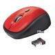 Мышь беспроводная Trust Yvi Wireless Mini Mouse 19522, красная