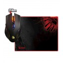 Мышь A4Tech Q5081S Bloody Q50+ игровой коврик Bloody 350x280x0,2 mm (Bundle)