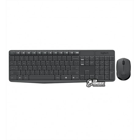 Комплект Logitech Desktop MK235 черная USB (клавиатура+оптическая мышь) 920-007948