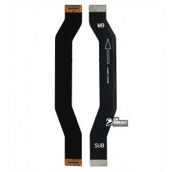 Шлейф Xiaomi Redmi Note 8, системный, межплатный, с компонентами