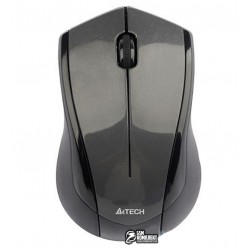 Миша A4Tech G3-400N glossy grey USB, V-Track, 1000dpi