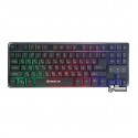 Клавиатура REAL-EL Gaming TKL Backlit 8710 USB Black Подсветка клавиш