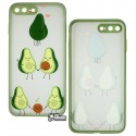 Чохол для iPhone 7 Plus / 8 Plus, WAVE Cartoon, PC-TPU (avocado family / mint gum)