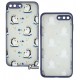 Чехол для Apple iPhone 7 Plus/8 Plus, WAVE Cartoon, PC-TPU (penguin fisherman/lavender gray)