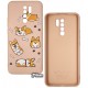 Чехол для Xiaomi Redmi 9, WAVE Fancy (TPU), (funny corgi/pink sand)