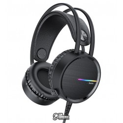 Наушники Hoco W100 Touring Gaming, накладные, черные