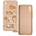 Чохол для Xiaomi Redmi 9A, Redmi 9I, WAVE Fancy (TPU), (corgi / pink sand)