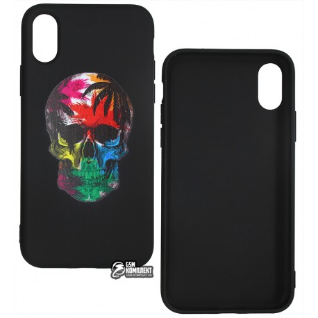 Чохол для Apple iPhone X / Xs, Toto Print case, # 29 skull