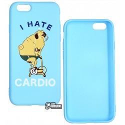 Чехол для Apple iPhone 6, iPhone 6s, Toto Print case, #5 hate cardio Чехол для Apple iPhone 6, iPhone 6s, Toto Print case, #5 hate cardio