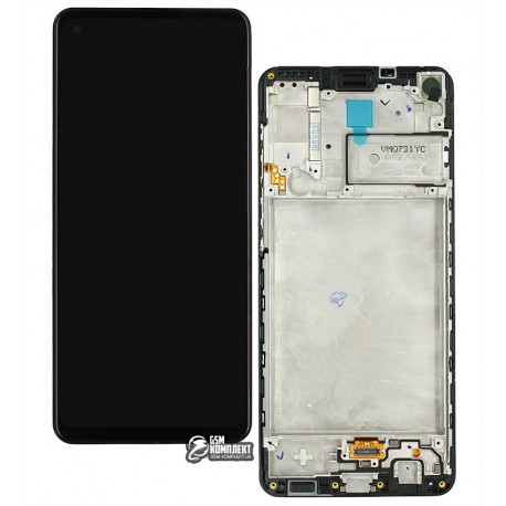 Дисплей для Samsung A217 Galaxy A21s, черный, с сенсорным экраном, с рамкой, Original (PRC)