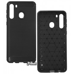 Чохол для Samsung A215 Galaxy A21 (2020), Ultimate Experience, силіконовий, чорний Чохол для Samsung A215 Galaxy A21 (2020), Ultimate Experience, силіконовий, чорний