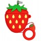 Чехол для Apple AirPods Pretty Food & Animals, strawberry