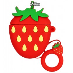 Чехол для Apple AirPods Pretty Food & Animals, strawberry Чехол для Apple AirPods Pretty Food & Animals, strawberry