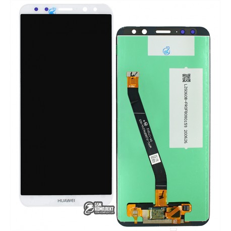Дисплей для Huawei Honor 9i (2017), Mate 10 Lite, білий, з тачскріном, оригінал (переклеєне скло), RNE-L01 / RNE-L21