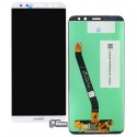 Дисплей для Huawei Honor 9i (2017), Mate 10 Lite, белый, с тачскрином, оригинал (переклеено стекло), RNE-L01/RNE-L21