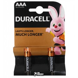 Батарейка Duracell LR03 MN2400, AAA, 2 шт.