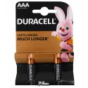 Батарейка Duracell LR03 MN2400, AAA, 2 шт. мікропальчикова