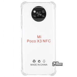 Чохол для Xiaomi Poco X3, WXD Силікон HQ, прозорий