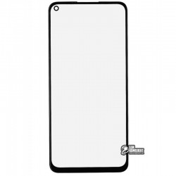 Скло дисплея Xiaomi Redmi Note 9, Redmi 10X, чорне
