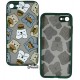 Чехол для Apple iPhone 7/8/SE 2, WAVE Cartoon Case, PC+TPU, bear and burger/forest green