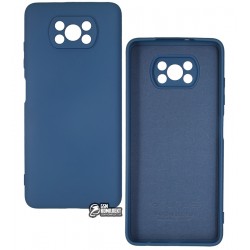 Чохол для Xiaomi Poco X3, Poco X3 NFC, Poco X3 Pro, Silicone cover, WAVE Colorful Case, софттач силикон, (blue)