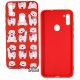 Чехол для Samsung A115/M115 Galaxy A11/M11, WAVE Fancy Case, софттач силикон, bears with a scarf/red