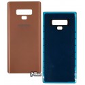 Задняя панель корпуса для Samsung N960 Galaxy Note 9, коричневая, metallic copper