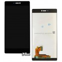 Дисплей для Huawei P8 (GRA L09), черный, с тачскрином, High quality