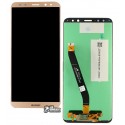 Дисплей для Huawei Honor 9i (2017), Mate 10 Lite, золотистый, с тачскрином, High quality, RNE-L01/RNE-L21