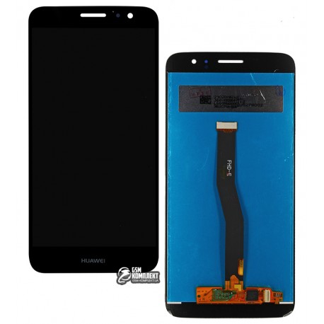 Дисплей Huawei Nova Plus, черный, с тачскрином, оригинал (переклеено стекло), MLA-L11/MLA-L01