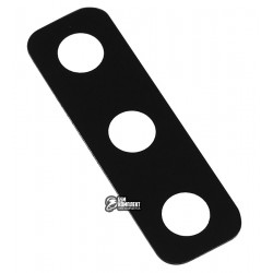 Скло камери для Samsung A750 Galaxy A7 (2018), чорне, без рамки