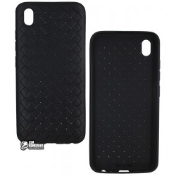 Чехол для VIVO Y91C, Weaving Case (TPU), черный